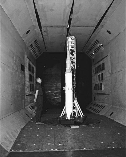 Saturn Model in 19 Foot Tunnel at NASA Langley