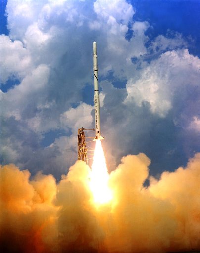 Scout Launch Lift off on Wallops Island