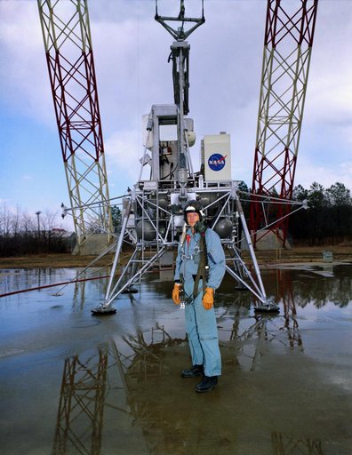 Neil Armstrong at Lunar Landing Research Facility