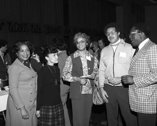 Retirement Party for Vernon Courtney with Guests Mary Jackson