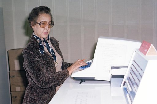 Mrs. Katherine G. Johnson at Work NASA Langley