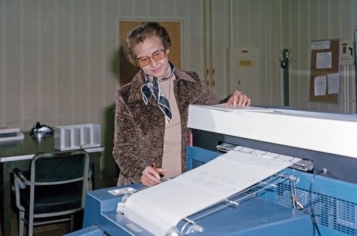 Mrs. Katherine G. Johnson at Work NASA Langley