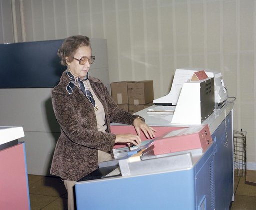 Mrs. Katherine G. Johnson at Work NASA Langley