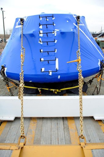 Crew Module Water Landing Model Assessment
