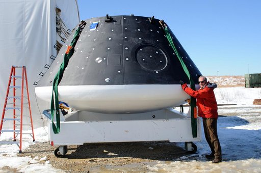 Crew Module Water Landing Model Assessment