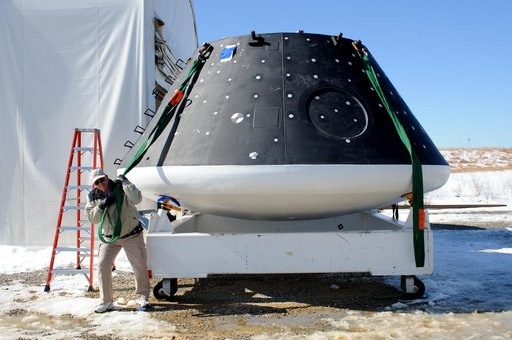 Crew Module Water Landing Model Assessment