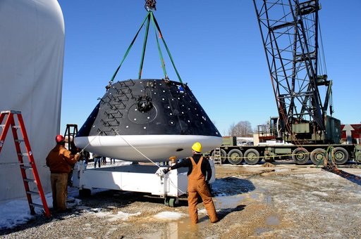 Crew Module Water Landing Model Assessment