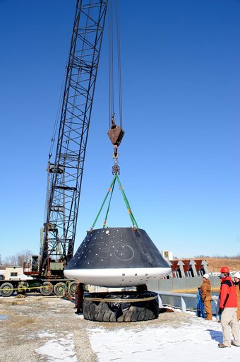 Crew Module Water Landing Model Assessment