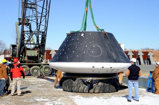 Crew Module Water Landing Model Assessment