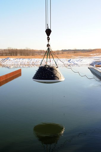 Crew Module Water Landing Model Assessment