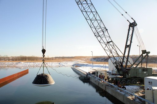 Crew Module Water Landing Model Assessment