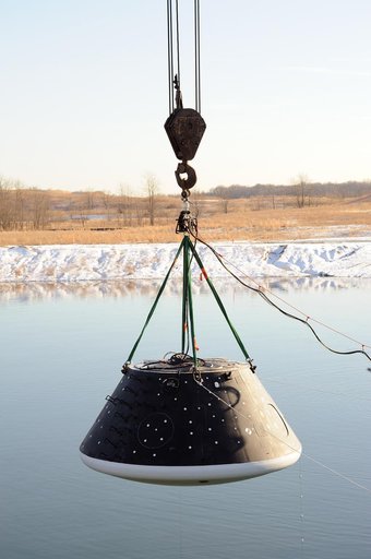 Crew Module Water Landing Model Assessment