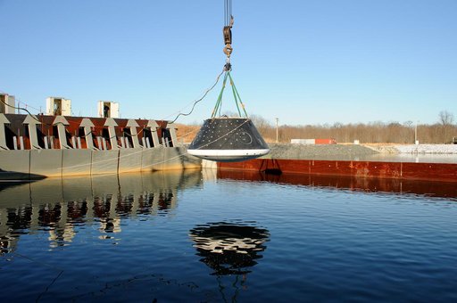 Crew Module Water Landing Model Assessment
