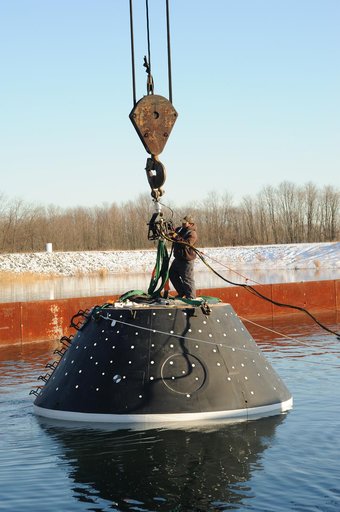 Crew Module Water Landing Model Assessment