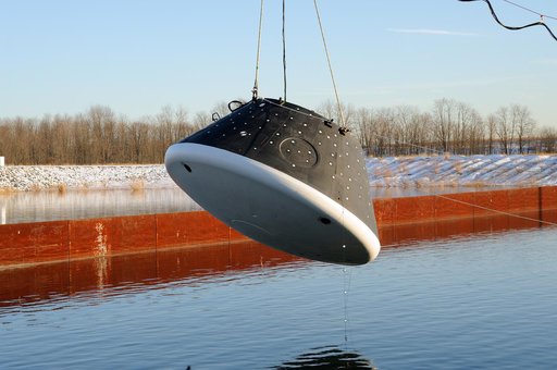 Crew Module Water Landing Model Assessment