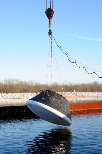 Crew Module Water Landing Model Assessment