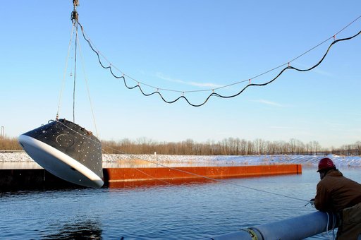 Crew Module Water Landing Model Assessment