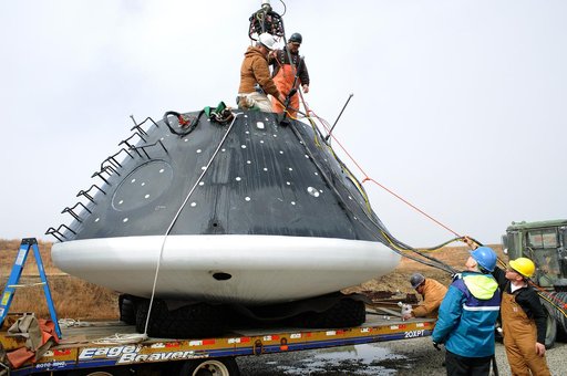 Crew Module Water Landing Model Assent (CMWLMA)