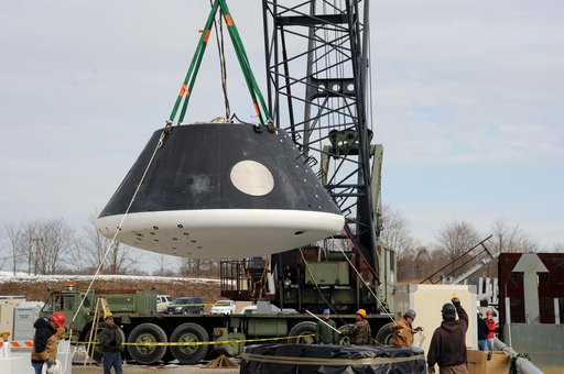 Crew Module Water Landing Model Assent (CMWLMA)
