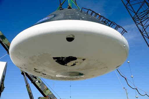 Crew Module Water Landing Model Assessment