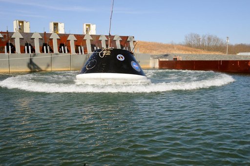 Crew Module Water Landing Model Assessment