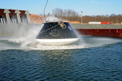 Crew Module Water Landing Model Assessment