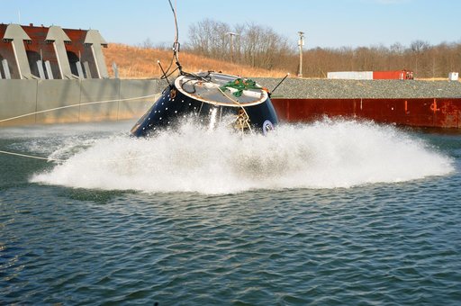 Crew Module Water Landing Model Assessment
