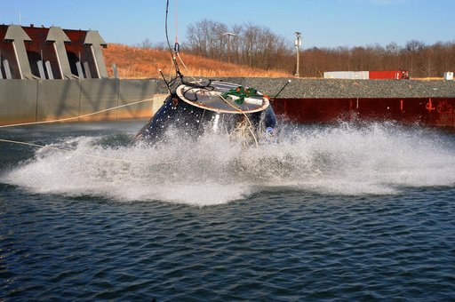 Crew Module Water Landing Model Assessment