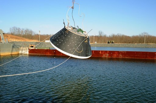Crew Module Water Landing Model Assessment