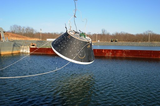 Crew Module Water Landing Model Assessment