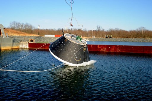 Crew Module Water Landing Model Assessment