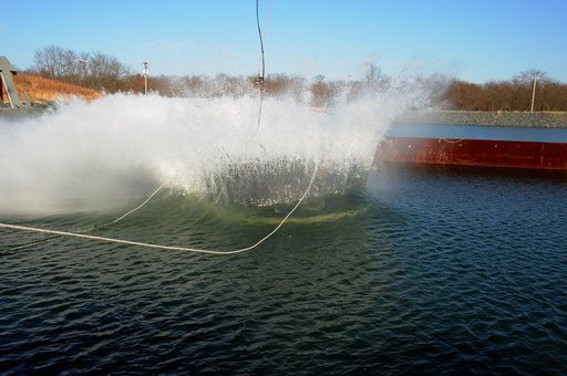 Crew Module Water Landing Model Assessment