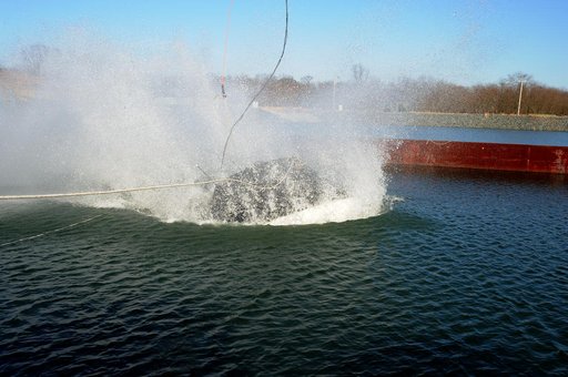 Crew Module Water Landing Model Assessment