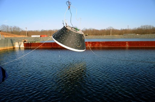 Crew Module Water Landing Model Assessment