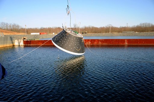Crew Module Water Landing Model Assessment