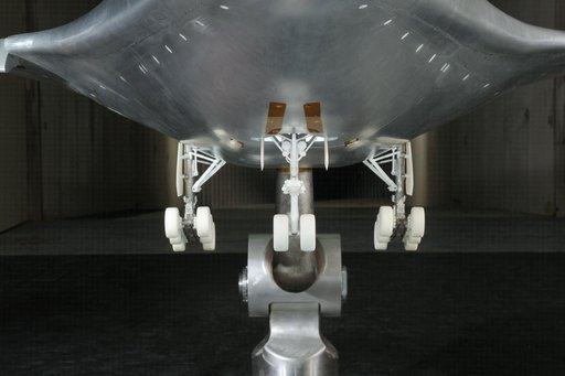 (HWB) Hybrid Wing Body Aerodynamic Test in 14x22