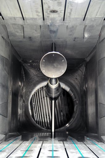 MPCV Orion 7% Crew Module in (NTF) National Transonic Facility