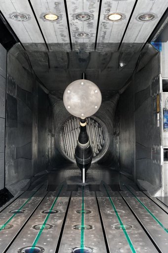 MPCV Orion 7% Crew Module in (NTF) National Transonic Facility