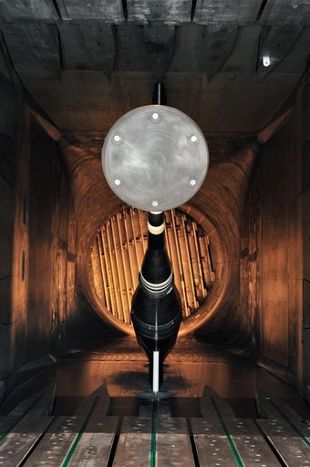 MPCV Orion 7% Crew Module in (NTF) National Transonic Facility
