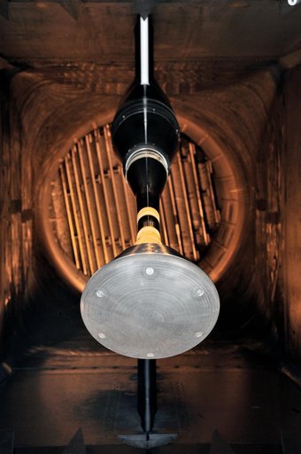 MPCV Orion 7% Crew Module in (NTF) National Transonic Facility