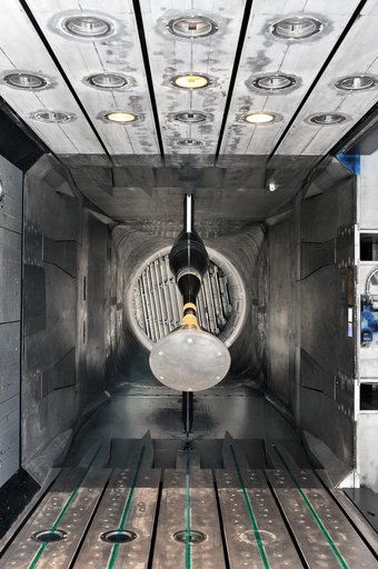 MPCV Orion 7% Crew Module in (NTF) National Transonic Facility