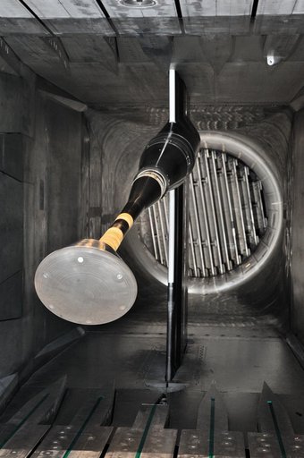 MPCV Orion 7% Crew Module in (NTF) National Transonic Facility