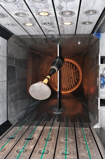 MPCV Orion 7% Crew Module in (NTF) National Transonic Facility