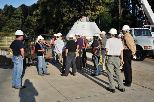 Orion SPLASH BTA Phase 2 Vertical Tests 9: at NASA Langley Resea