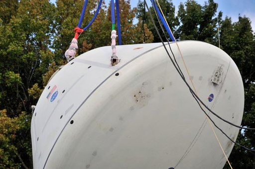 Orion SPLASH BTA Phase 2 Vertical Tests 9: at NASA Langley Resea