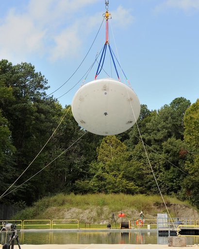Orion SPLASH BTA Phase 2 Vertical Tests 9: at NASA Langley Resea