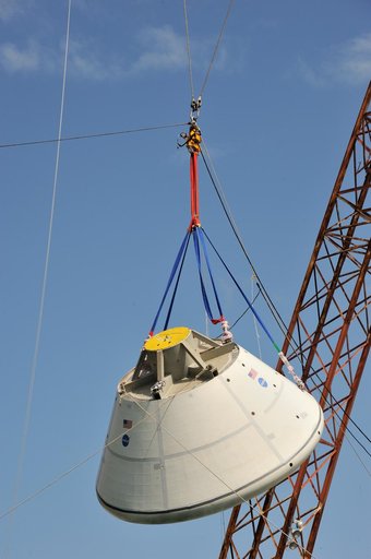 Orion SPLASH BTA Phase 2 Vertical Tests 9: at NASA Langley Resea