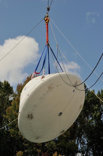 Orion SPLASH BTA Phase 2 Vertical Tests 9: at NASA Langley Resea