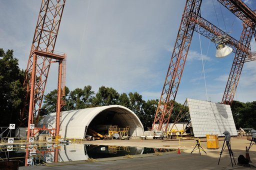 Orion SPLASH P1 Test 7 Swing Test at NASA Langley Research Cente