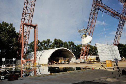 Orion SPLASH P1 Test 7 Swing Test at NASA Langley Research Cente